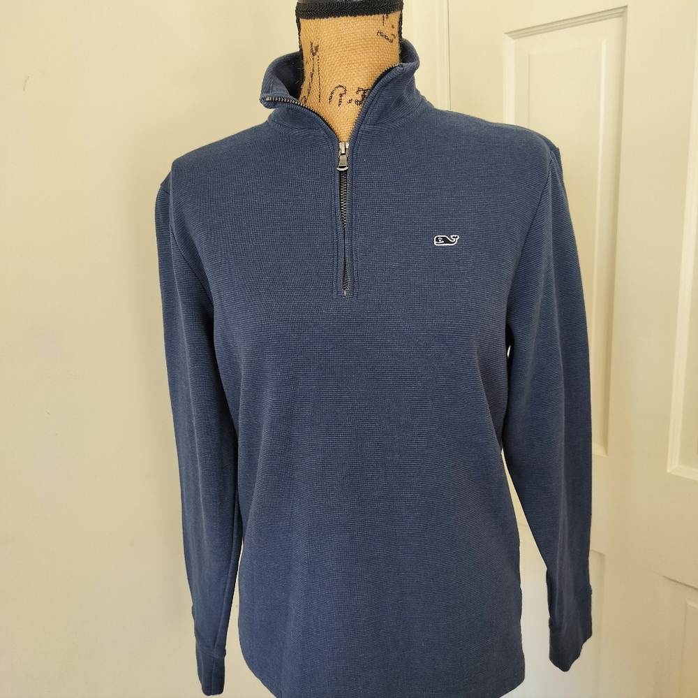 Vineyard Vines Women's Long Sleeves Pullover Sweatshirt Color Blue Size S - Picture 4 of 8
